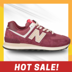 New Balance Women's Sneakers 574 Maroon Size 8