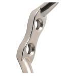 Everbilt 4-1/2 in. Chrome-Plated Rope Cleat