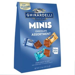 GHIRARDELLI Minis Chocolate Assortment Candy SQUARES - 2pcs 12.3oz