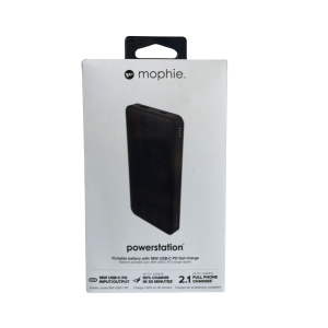 Mophie Powerstation with PD Power Bank – 10,000 mAh Large Internal Battery, Fast Charging