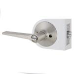 Defiant Freedom Satin Nickel Keyed Entry Door Lever (32LEX200B)