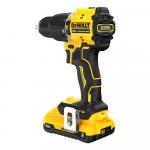 Dewalt ATOMIC 20-Volt Lithium-Ion Cordless 1/2 in. Compact Hammer Drill Kit