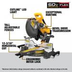 DEWALT 60V Lithium-Ion 12 Inch Cordless Sliding Miter Saw (Tool Only)