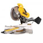 DEWALT 15 Amp Corded 12 Inch Double Bevel Sliding Compound Miter Saw with XPS Technology, Blade Wrench, and Material Clamp