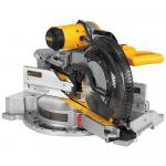 DEWALT 15 Amp Corded 12 Inch Double Bevel Sliding Compound Miter Saw with XPS Technology, Blade Wrench, and Material Clamp