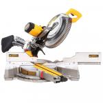 DEWALT 15 Amp Corded 12 Inch Double Bevel Sliding Compound Miter Saw with XPS Technology, Blade Wrench, and Material Clamp