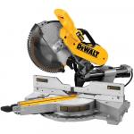 DEWALT 15 Amp Corded 12 Inch Double Bevel Sliding Compound Miter Saw with XPS Technology, Blade Wrench, and Material Clamp