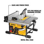 DEWALT 15 Amp Corded 8 1/4 Inch Compact Portable Jobsite Tablesaw, No Stand