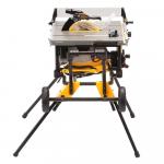 DEWALT 15 Amp Corded 10 Inch Job Site Table Saw with Rolling Stand