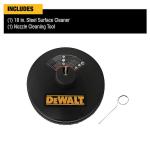 DEWALT Universal 18-Inch Surface Cleaner for Cold Water Pressure Washers (Up to 3700 PSI Rate)