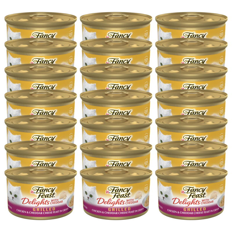 Fancy Feast® Delights with Cheddar All Life Stages Cat Wet Food - Chicken & Cheddar