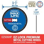 Dremel 1-1/2-Inch Cutting Wheel Accessory, Cubic Boron Nitride