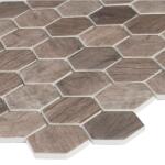 MSI Driftwood Hexagon 12 in. x 12 in. Recycled Glass Mesh-Mounted Mosaic Tile (1 sq. ft. / each) (GLS-DRIFT6MM)