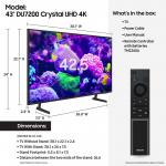 Samsung (43) Crystal UHD DU7200 