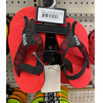 Splash Toddlers Boys Flip Flops Neon Red Size 7/8