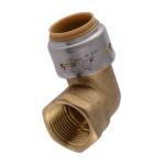 SharkBite Max 3/4 in. Push-to-Connect x FIP Brass 90-Degree Elbow Fitting # UR314A