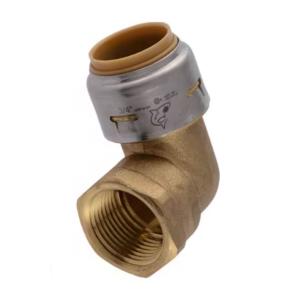 SharkBite Max 3/4 in. Push-to-Connect x FIP Brass 90-Degree Elbow Fitting # UR314A