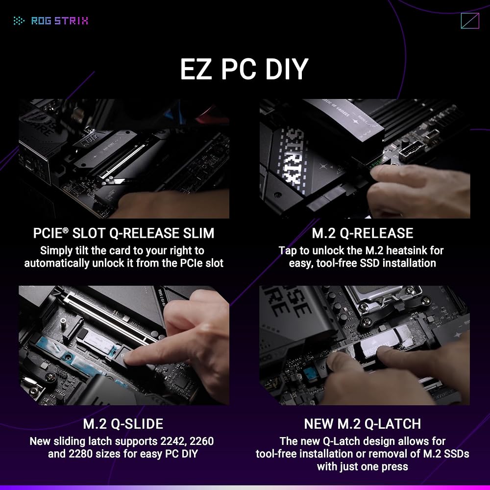 ASUS ROG Strix X870E-E Gaming WiFi AMD AM5 X870 ATX Motherboard - Image 5