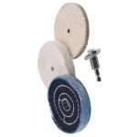 RYOBI 4 in. Buffing Wheel Set (4-Piece)