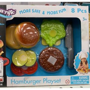 TOY REDBOX HAMBURGER PLAYSET