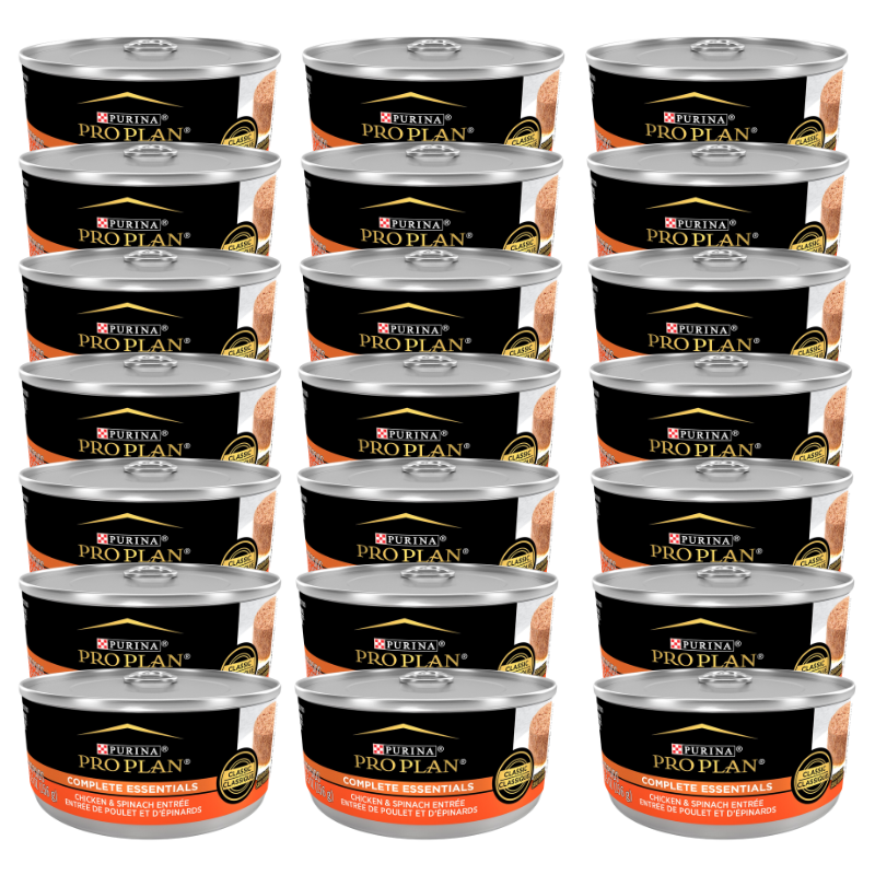 Purina Pro Plan Complete Essentials Adult Wet Cat Food - Antioxidants, Grain Free, Classic - Chicken & Spinach