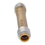 SharkBite Max 1/2 in. Push-to-Connect Brass Slip Coupling Fitting # UR3008A