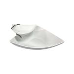 Masflex Triangular Serving Bowl 2-Tier