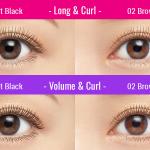 KISSME HM Long Up Mascara Super Waterproof 01 Black, Super Lengthening Fiber for Even Long and Curl