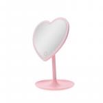 Silhoutte shape your space LED Vanity Mirror Pink Coral (heart)