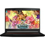 MSI GF65 15.6", i5-9300H, RTX 2060, 8GB RAM, 512GB SSD, Win 10, Black