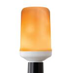 EcoSmart 3-Watt Equivalent T60 Cylinder Flame Effect Design E26 Medium Base LED Light Bulb Amber 1-Pack (C/FLAME2/LED/ESM)