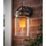 EcoSmart 3-Watt Equivalent T60 Cylinder Flame Effect Design E26 Medium Base LED Light Bulb Amber 1-Pack (C/FLAME2/LED/ESM)