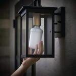 EcoSmart 3-Watt Equivalent T60 Cylinder Flame Effect Design E26 Medium Base LED Light Bulb Amber 1-Pack (C/FLAME2/LED/ESM)