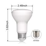 EcoSmart 75-Watt Equivalent R20 Dimmable ENERGY STAR LED Light Bulb Daylight 3-Pack (R20-1D 11W E26 120V 5000K)