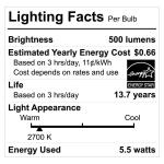 EcoSmart 60-Watt Equivalent G25 Globe Dimmable ENERGY STAR Filament LED Frosted Vintage Light Bulb Soft White 3-Pack (FG-03393)