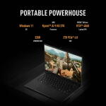 ASUS TUF A14 14" 2.5K 165Hz Gaming Laptop, Ryzen AI 9 HX 370, 32GB RAM, 2TB SSD, RTX 4060, Jaeger Gray