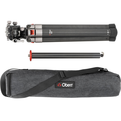Oben CQL-13 Compact Carbon Fiber Travel Tripod with Ball Head - Image 6