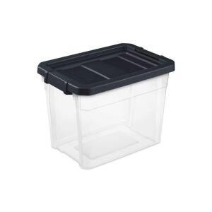 Sterilite30-Qt. Stacker Box - Ink Lid (14734K06)