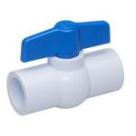 Everbilt 3/4 in. PVC Schedule 40 Solvent x Solvent Ball Valve (107-634EB)