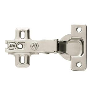 Everbilt 5 Pair Framelesss 35 mm 110-Degree Full Overlay Nickel Cabinet Hinge (10 Pieces) (HC11SFE-NP-U10)