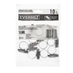 Everbilt 3/8 - 7/8 in. Stainless Steel Hose Clamp 10-Pack (670655E)