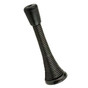 Everbilt Matte Black Spring Door Stop (5-Pack)