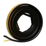 Frost King 5/16 in. x 1/4 in. x 17 ft. EPDM Cellular Rubber Weatherstrip Tape Black