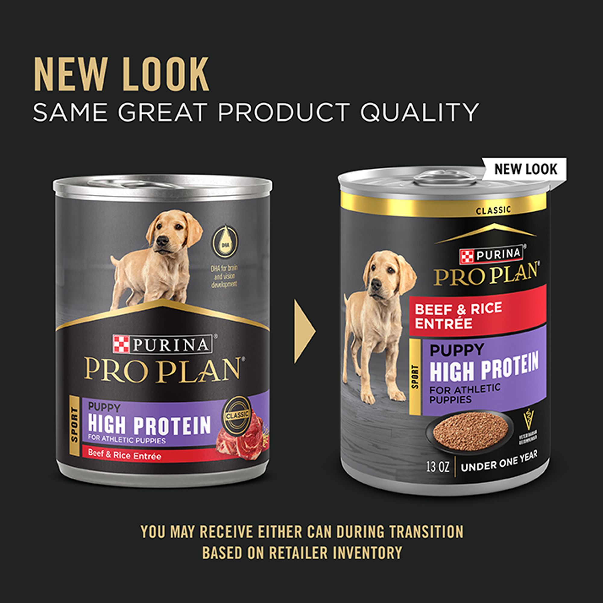 Purina Pro Plan Sport High Protein Puppy Wet Dog Food - Beef & Rice, - Image 3