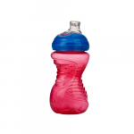 Nuby Sippy Cup 2-Pack No-Spill Super Spout Easy Grip Cup 10 oz (300 ml) BPA Free 6+ Months Red & Blue