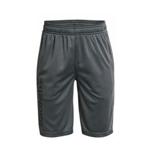 Under Armour Boys’ Big Kid Prototype 2.0 Wordmark Shorts , Pitch Gray (012)/Black , Youth Small