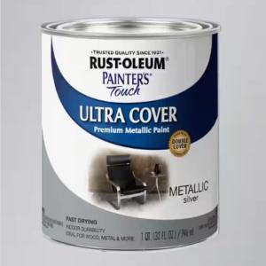 Rust-Oleum Painter's Touch - 32 oz. Ultra Cover Metallic Silver General Purpose Paint