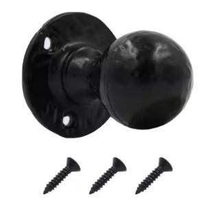 Everbilt Heavy-Duty Gate Knob Black