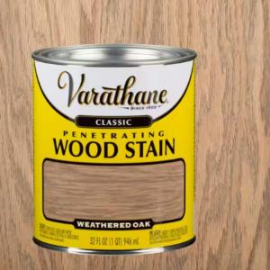 Varathane - 1 qt. Weathered Oak Classic Wood Interior Stain