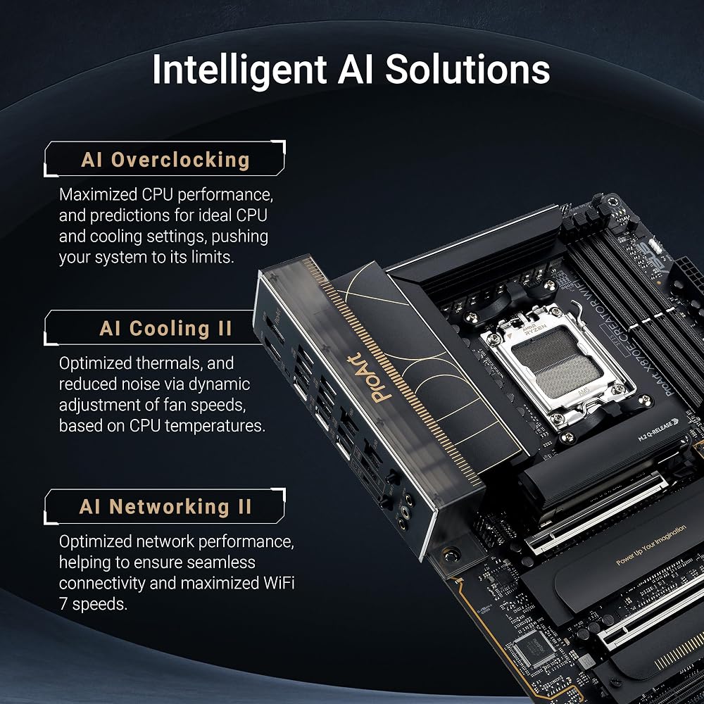 ASUS ProArt X870E-CREATOR WiFi AMD AM5 X870E ATX Motherboard - Image 2